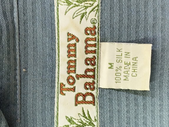 TOMMY BAHAMA ΠΟΥΚΑΜΙΣΟ ΓΡΑΜΜΩΤΟ ΜΠΛΕ ΑΝΤΡΙΚΟ PRE OWNED