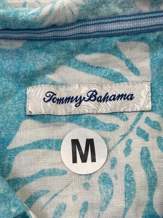 TOMMY BAHAMA ΠΟΥΚΑΜΙΣΟ HAWAIIAN TURQUOISE ΑΝΔΡΙΚΟ PRE OWNED M