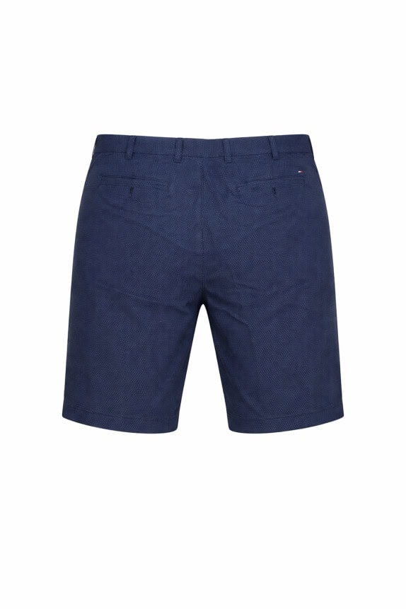 TOMMY HILFIGER BERMUDA SHORTS MINIMAL NAVY MEN PRE OWNED XL