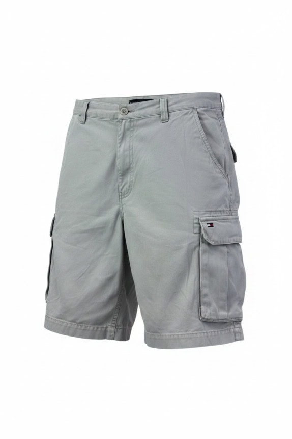 TOMMY HILFIGER CARGO ΒΕΡΜΟΥΔΑ UTILITY STONE GREY ΑΝΤΡΙΚΟ PRE OWNED L