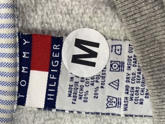 TOMMY HILFIGER CREWNECK CLASSICS ΓΚΡΙ ΑΝΤΡΙΚΟ PRE OWNED M