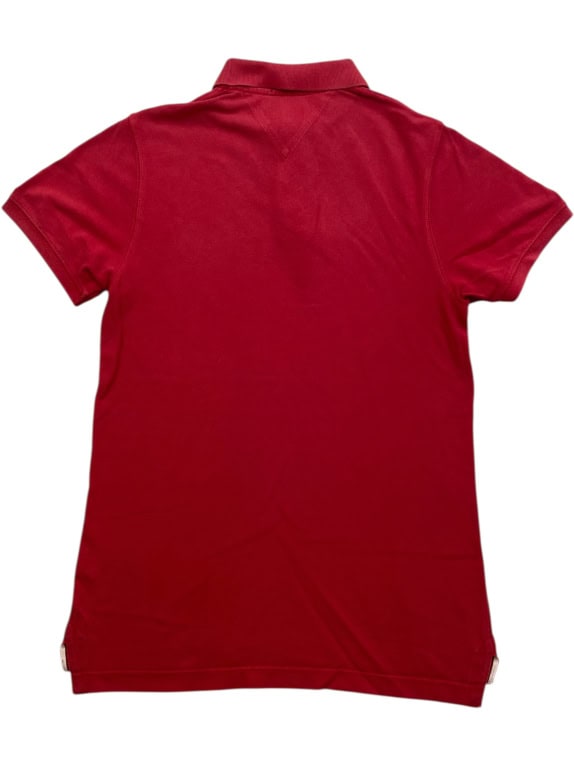 Tommy Hilfiger Denim Classic Logo Polo Shirt Red Men’s Small