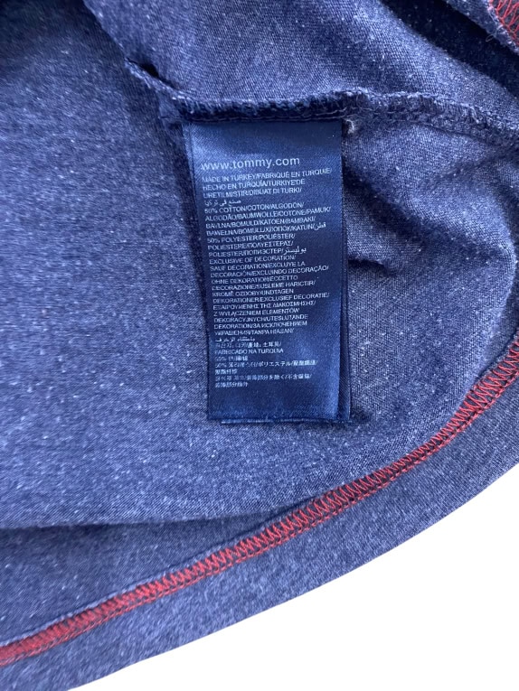 Tommy Hilfiger Denim T-shirt con logo vintage “Midtown” blu da uomo L