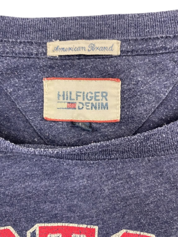 Tommy Hilfiger Denim T-shirt con logo vintage “Midtown” blu da uomo L