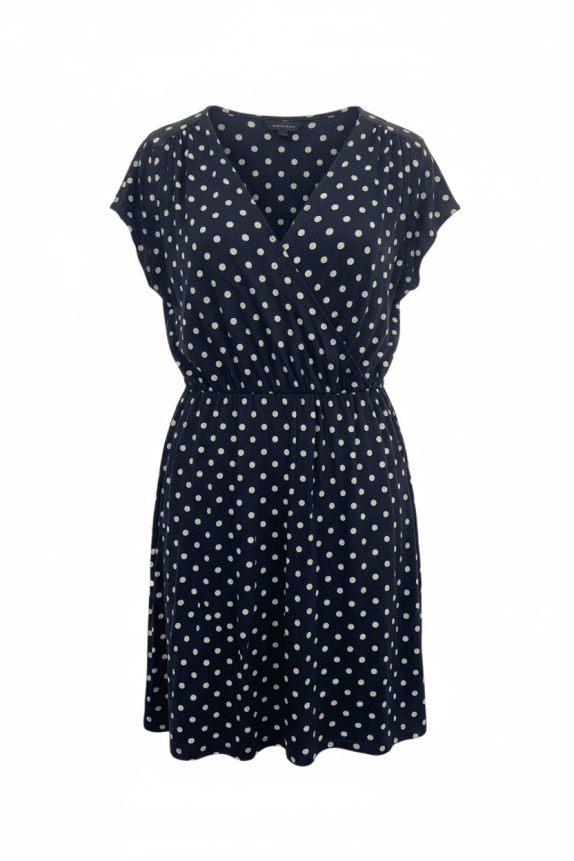 Tommy Hilfiger Φόρεμα Classic Polka Dot Navy Γυναικείο XXL