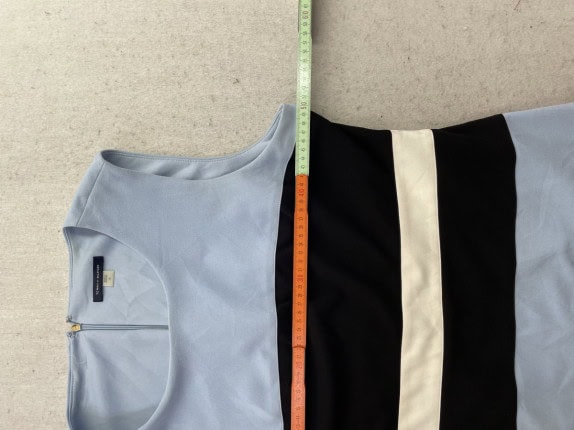 TOMMY HILFIGER ΦΟΡΕΜΑ ΜΙΝΙΜΑΛ ΓΑΛΑΖΙΟ ΓΥΝΑΙΚΕΙΟ PRE OWNED L