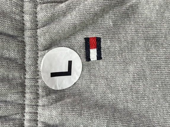 TOMMY HILFIGER ΦΟΡΜΑ JOGGER MINIMAL ΓΚΡΙ ΑΝΤΡΙΚΟ PRE OWNED L
