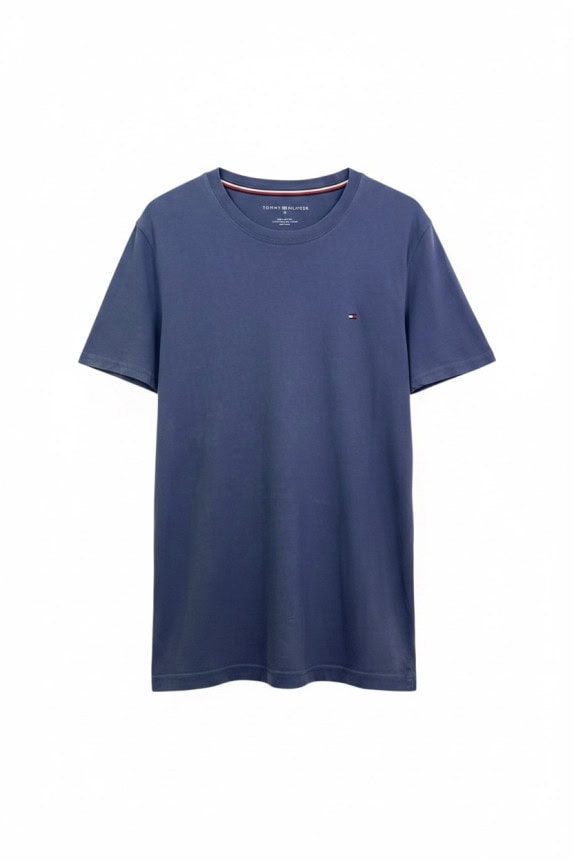 TOMMY HILFIGER GRAPHIC TEE MINIMAL ΜΠΛΕ ΑΝΤΡΙΚΟ PRE OWNED M