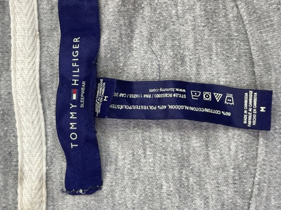 TOMMY HILFIGER LONG SLEEVE MINIMAL GREY WOMEN PRE OWNED M