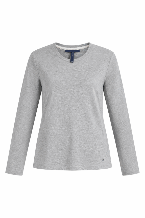 TOMMY HILFIGER ΜΠΛΟΥΖΑ ΜΑΚΡΥΜΑΝΙΚΗ MINIMAL ΓΚΡΙ ΓΥΝΑΙΚΕΙΟ PRE OWNED M