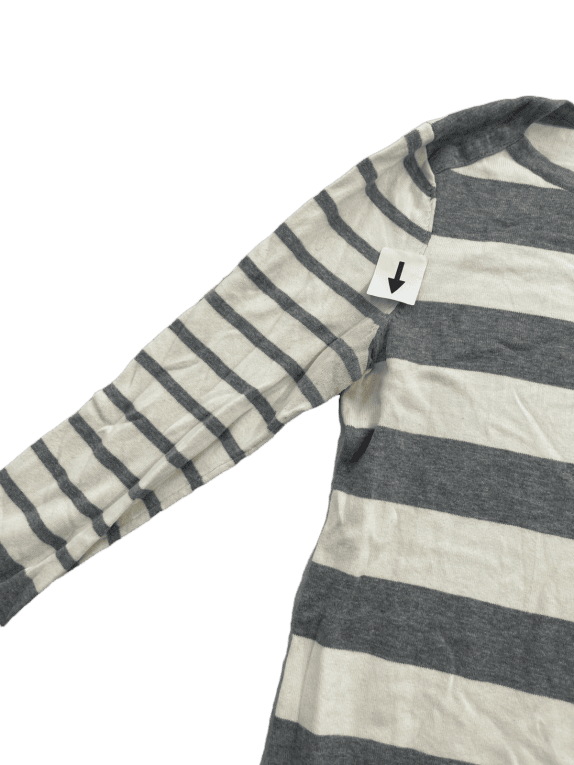 TOMMY HILFIGER ΜΠΛΟΥΖΑ ΜΑΚΡΥΜΑΝΙΚΗ ΡΙΓΕ ΓΚΡΙ ΛΕΥΚΟ ΓΥΝΑΙΚΕΙΟ PRE OWNED M