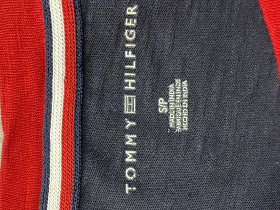 TOMMY HILFIGER ΜΠΛΟΥΖΑ ΜΕ ΜΑΚΡΥ ΜΑΝΙΚΙ SPORTY NAVY ΑΝΤΡΙΚΟ PRE OWNED