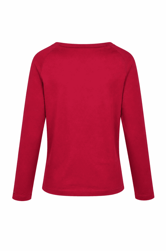 TOMMY HILFIGER ΜΠΛΟΥΖΑ ΜΕ V ΓΙΑΚΑ ΚΟΚΚΙΝΟ ΓΥΝΑΙΚΕΙΟ PRE OWNED L
