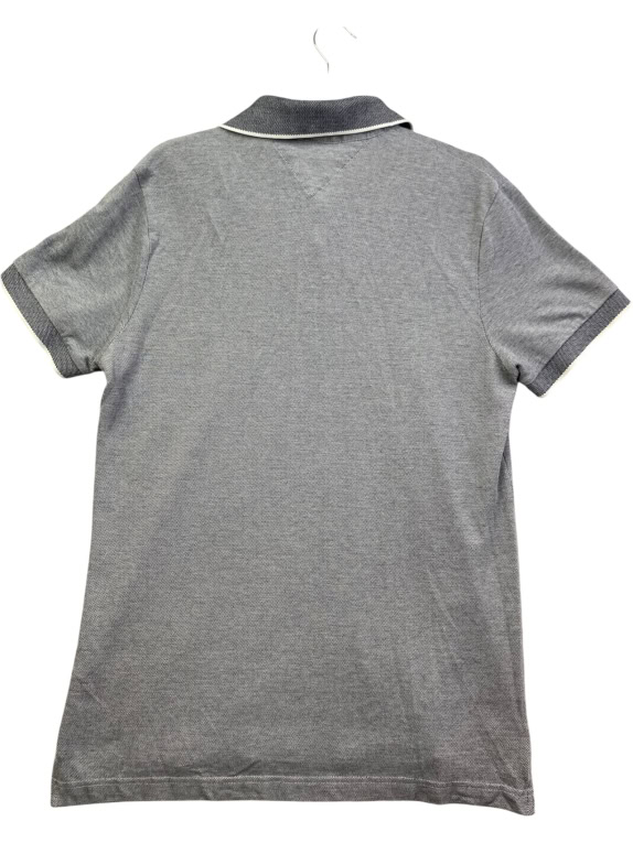 TOMMY HILFIGER POLO SHIRT LOGO GREY UNISEX S
