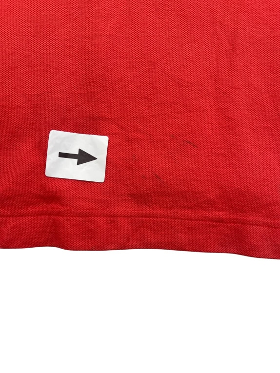 TOMMY HILFIGER ΜΠΛΟΥΖΑ POLO RETRO ΚΟΚΚΙΝΟ ΑΝΤΡΙΚΟ XL pre-owned