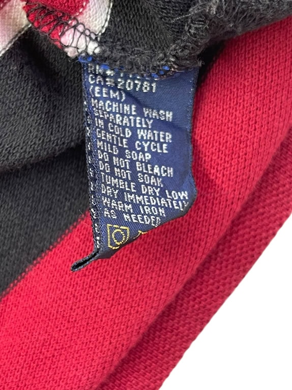 TOMMY HILFIGER ΜΠΛΟΥΖΑ POLO VINTAGE ΠΟΛΥΧΡΩΜΟ ΑΝΤΡΙΚΟ XXL pre-owned