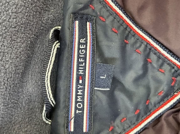 TOMMY HILFIGER ΜΠΟΥΦΑΝ PUFFER ΚΛΑΣΙΚΟ ΣΚΟΥΡΟ ΜΠΛΕ ΓΥΝΑΙΚΕΙΟ PRE OWNED L
