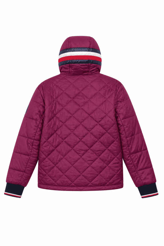 TOMMY HILFIGER GIACCA IMBOTTITA URBAN BORDEAUX WOMAN PRE OWNED M