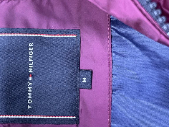 TOMMY HILFIGER GIACCA IMBOTTITA URBAN BORDEAUX WOMAN PRE OWNED M