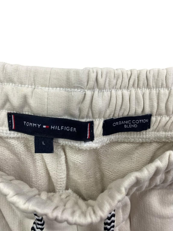 TOMMY HILFIGER ΠΑΝΤΕΛΟΝΙ ΦΟΡΜΑ CARGO LOGO ΜΠΕΖ ΑΝΔΡΙΚΟ L