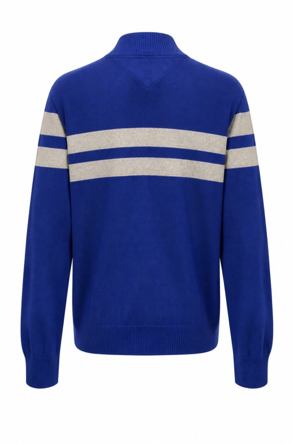 TOMMY HILFIGER ΠΛΕΚΤΟ ΦΕΡΜΟΥΑΡ ΡΙΓΕ ΜΠΛΕ ΑΝΤΡΙΚΟ PRE OWNED XL