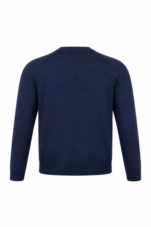 TOMMY HILFIGER ΠΛΕΚΤΟ ΠΟΥΛΟΒΕΡ MINIMAL ΜΠΛΕ ΑΝΤΡΙΚΟ PRE OWNED XL