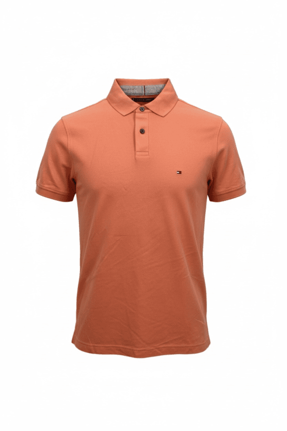 Tommy Hilfiger Polo 1985 Regular Fit con logo arancione da uomo S-M