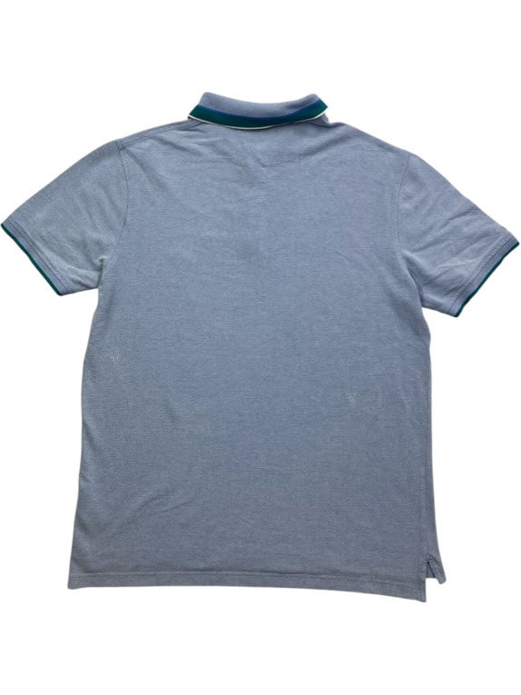 TOMMY HILFIGER POLO ΜΠΛΟΥΖΑ SLIM FIT LOGO ΓΑΛΑΖΙΟ ΑΝΔΡΙΚΟ XXL