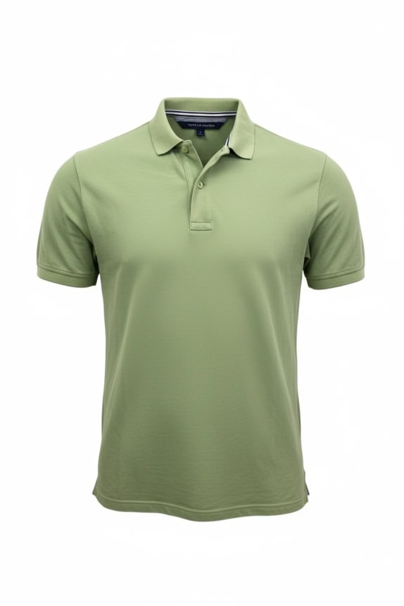 Tommy Hilfiger Polo Shirt Classic Custom Fit Πράσινο Ανδρικό M