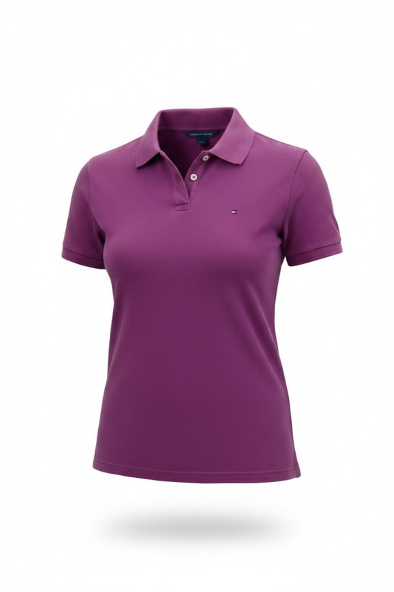 TOMMY HILFIGER POLO SHIRT MINIMAL FUCHSIA ΓΥΝΑΙΚΕΙΟ PRE OWNED XS