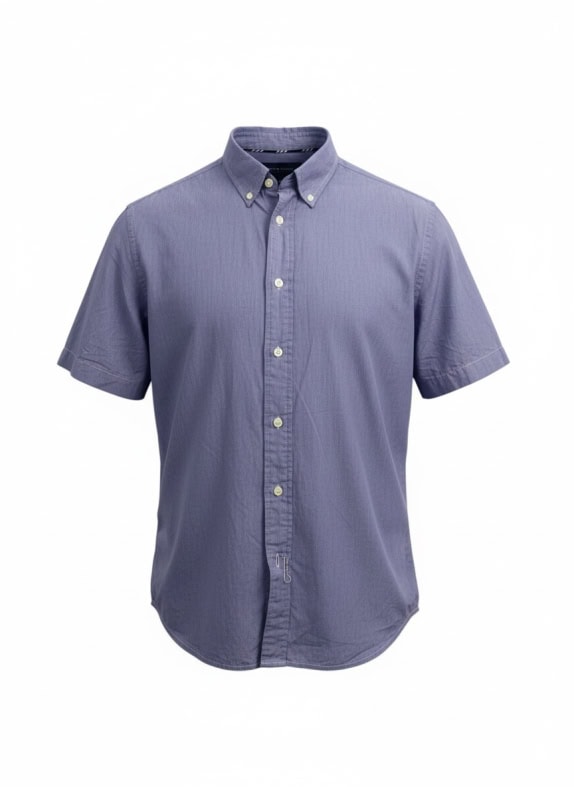 TOMMY HILFIGER CAMICIA CASUAL CON LOGO BLU DA UOMO M