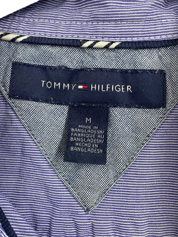 TOMMY HILFIGER ΠΟΥΚΑΜΙΣΟ CASUAL ΜΕ ΛΟΓΟΤΥΠΟ ΜΠΛΕ ΑΝΔΡΙΚΟ M
