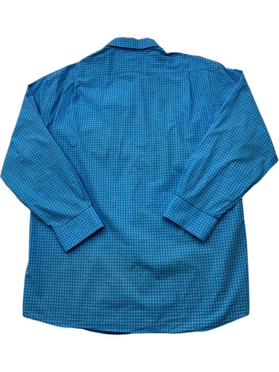 TOMMY HILFIGER CAMICIA CHECKED BLU DONNA PRE OWNED L