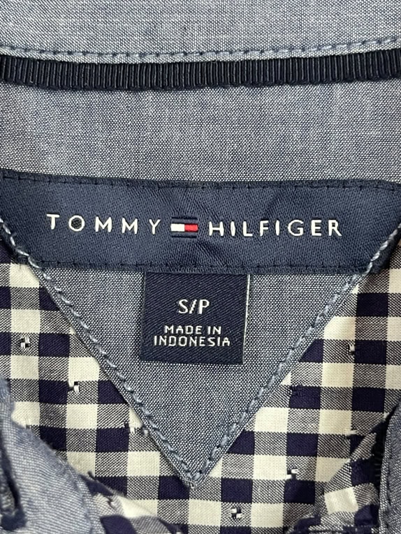 TOMMY HILFIGER CAMICIA CLASSIC NAVY DONNA PRE OWNED S