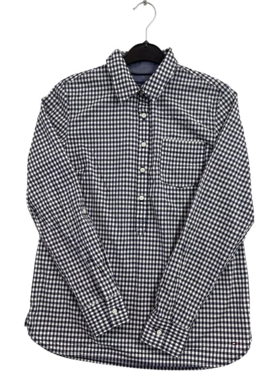 TOMMY HILFIGER CAMICIA CLASSIC NAVY DONNA PRE OWNED S