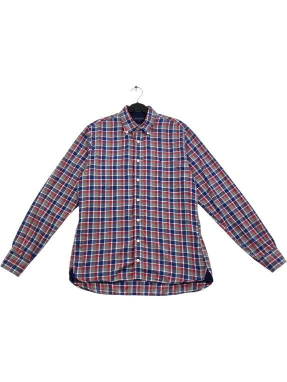TOMMY HILFIGER Πουκάμισο Καρό Logo Πολύχρωμο Ανδρικό M
