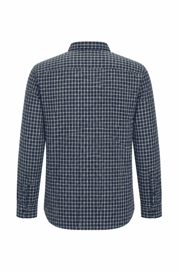 TOMMY HILFIGER ΠΟΥΚΑΜΙΣΟ ΚΑΡΟ ΜΠΛΕ ΑΝΔΡΙΚΟ PRE OWNED L