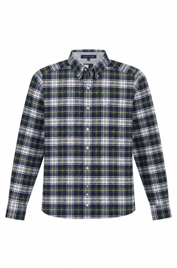 TOMMY HILFIGER ΠΟΥΚΑΜΙΣΟ ΚΑΡΟ ΠΟΛΥΧΡΩΜΟ ΑΝΤΡΙΚΟ PRE OWNED S