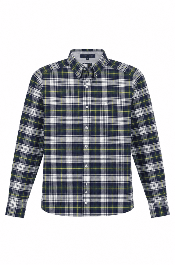 TOMMY HILFIGER ΠΟΥΚΑΜΙΣΟ ΚΑΡΟ ΠΟΛΥΧΡΩΜΟ ΑΝΤΡΙΚΟ PRE OWNED S