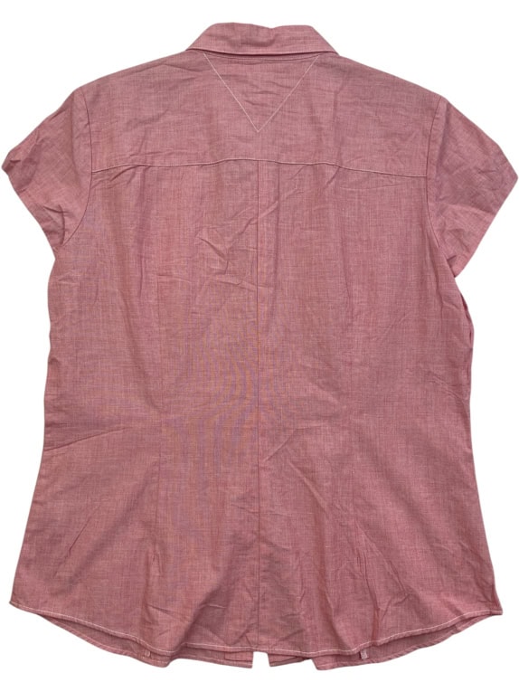 TOMMY HILFIGER ΠΟΥΚΑΜΙΣΟ ΚΟΝΤΟΜΑΝΙΚΟ CASUAL ΚΟΚΚΙΝΟ/ΡΟΖ ΓΥΝΑΙΚΕΙΟ M preowned