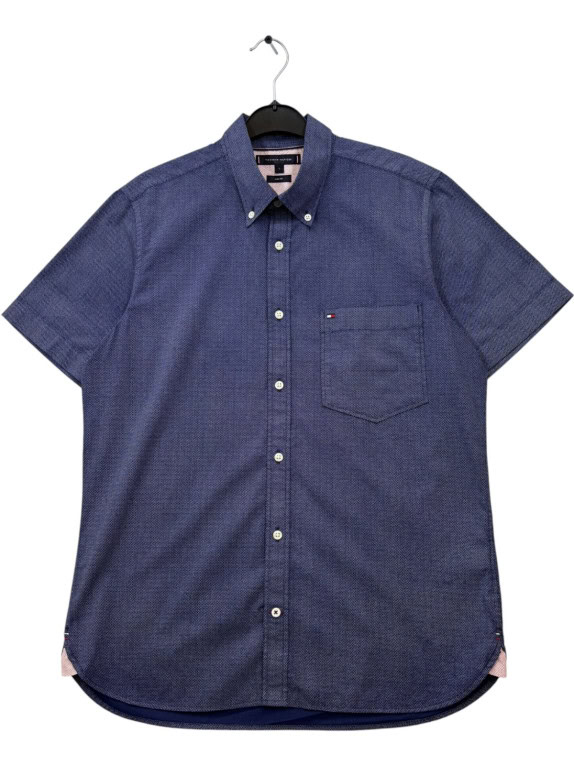 TOMMY HILFIGER ΠΟΥΚΑΜΙΣΟ MINIMAL ΝΑΥΤΙΛΙ ΜΠΛΕ ΑΝΤΡΙΚΟ PRE OWNED L