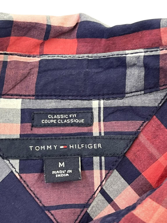 TOMMY HILFIGER ΠΟΥΚΑΜΙΣΟ PLAID ΠΟΛΥΧΡΩΜΟ ΓΥΝΑΙΚΕΙΟ PRE OWNED M