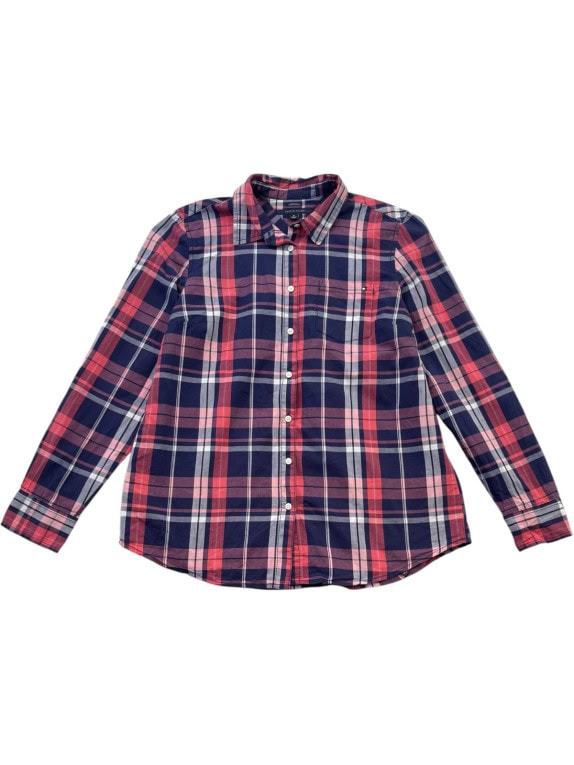 TOMMY HILFIGER ΠΟΥΚΑΜΙΣΟ PLAID ΠΟΛΥΧΡΩΜΟ ΓΥΝΑΙΚΕΙΟ PRE OWNED M