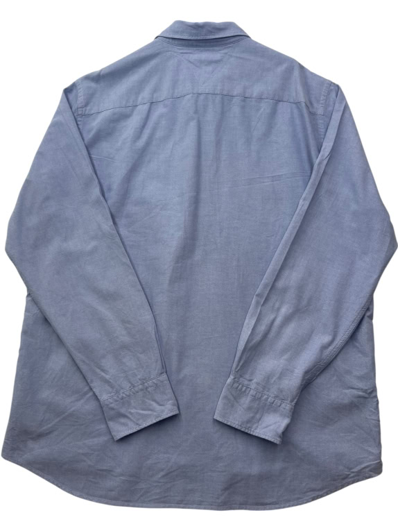 TOMMY HILFIGER ΠΟΥΚΑΜΙΣΟ RETRO ΜΠΛΕ ΑΝΤΡΙΚΟ XXL pre-owned