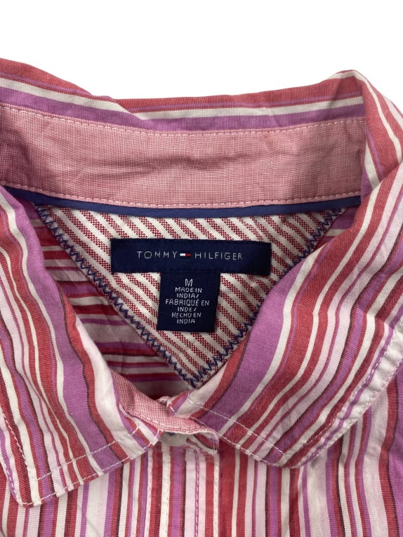 TOMMY HILFIGER Πουκάμισο Ριγέ Classic Logo Πολύχρωμο Γυναικείο M