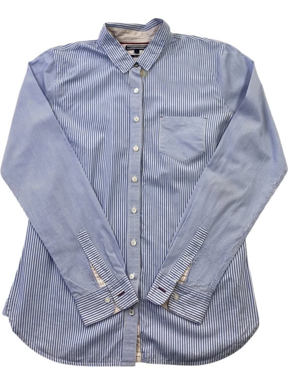 TOMMY HILFIGER ΠΟΥΚΑΜΙΣΟ ΡΙΓΕ ΜΠΛΕ ΓΥΝΑΙΚΕΙΟ PRE OWNED S
