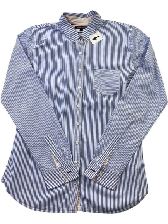 TOMMY HILFIGER ΠΟΥΚΑΜΙΣΟ ΡΙΓΕ ΜΠΛΕ ΓΥΝΑΙΚΕΙΟ PRE OWNED S
