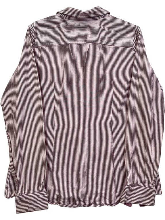 TOMMY HILFIGER ΠΟΥΚΑΜΙΣΟ ΡΙΓΕ VINTAGE STYLE ΜΠΟΡΝΤΩ ΑΝΔΡΙΚΟ Medium preowned