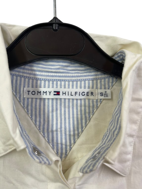 TOMMY HILFIGER ΠΟΥΚΑΜΙΣΟ VINTAGE ΕΚΡΟΥ ΓΥΝΑΙΚΕΙΟ S pre-owned