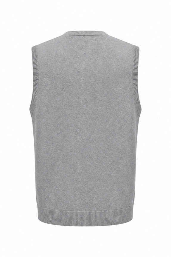 TOMMY HILFIGER GILET MINIMAL GRIGIO UOMO PRE OWNED XL